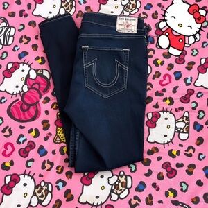 True Religion Women's Deep Blue Jeans
